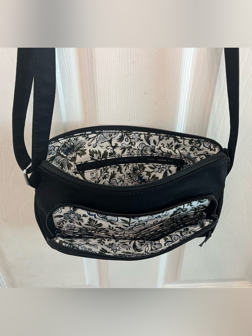 Vera Bradley smooth microfiber crossbody